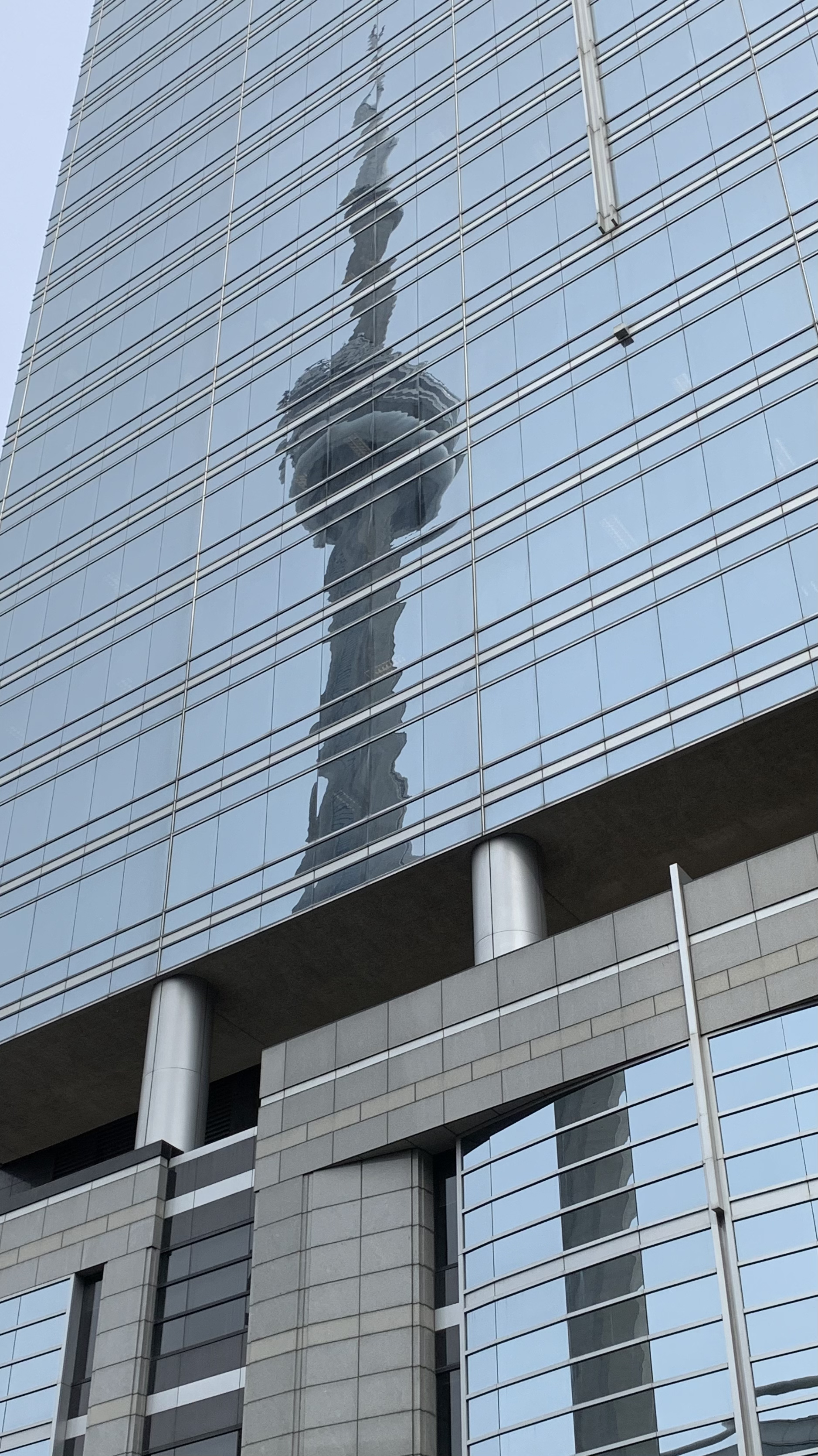 CN Tower reflection
